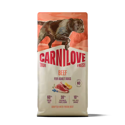 Carnilove True Fresh Beef Adult – с 60% прясно говеждо 1.5 kg