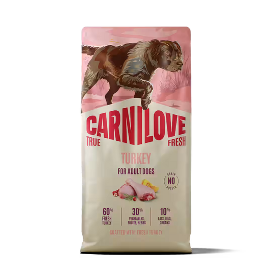 Carnilove True Fresh Turkey Adult – с 60% прясна пуйка 1.5 kg