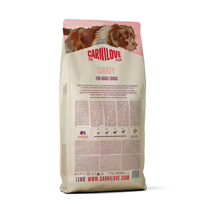 Carnilove True Fresh Turkey Adult – с 60% прясна пуйка 1.5 kg