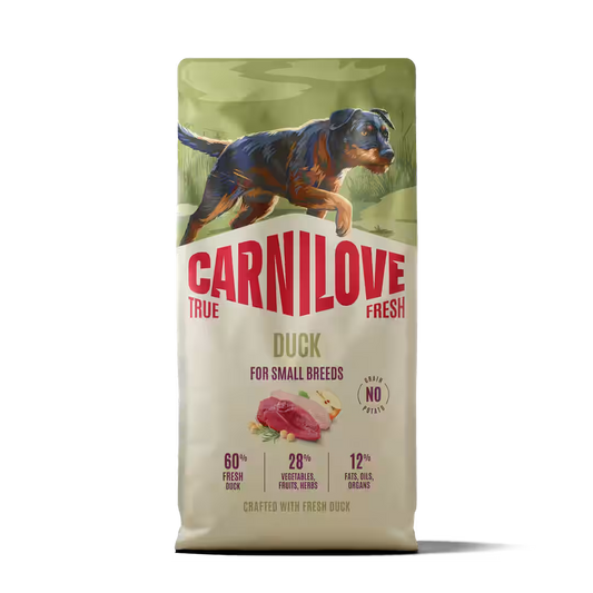 Carnilove True Fresh Duck – с 60% прясна патица за кучета от малки породи 1,5 kg