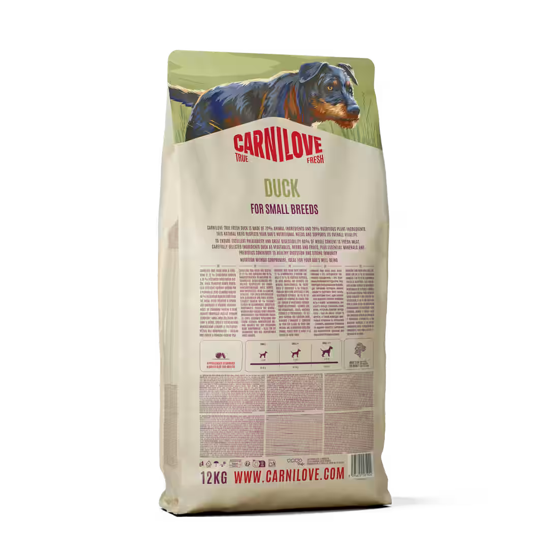 Carnilove True Fresh Duck – с 60% прясна патица за кучета от малки породи 1,5 kg