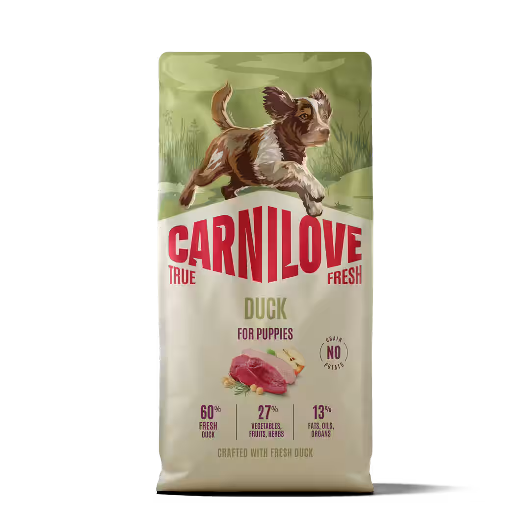 Carnilove True Fresh Duck Puppy – с 60% прясна патица 1.5 kg