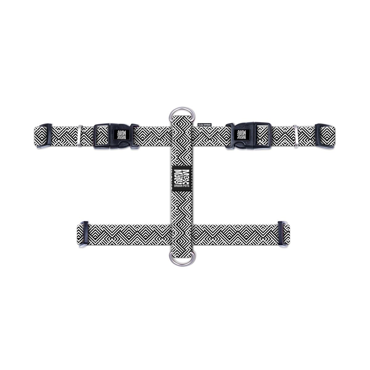 Нагръдник за куче Max & Molly H-Harness – Mykonos Black