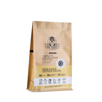 Mr. Bones AIR-DRIED FOOD с пилешко – натурална сушена храна за кучета 450 g