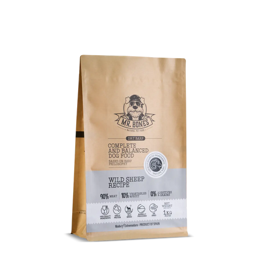 Mr. Bones AIR-DRIED FOOD с муфлон – натурална сушена храна за кучета 450 g