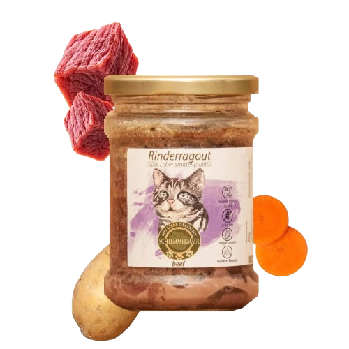 Schlemmermaul Rinderragout – пълноценна мокра храна за котки с говеждо, 200 г
