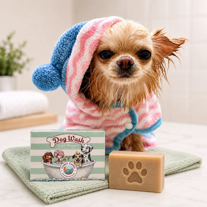 Cooka's Cookies DOG Wash – 100% Натурален Твърд Шампоан за Кучета