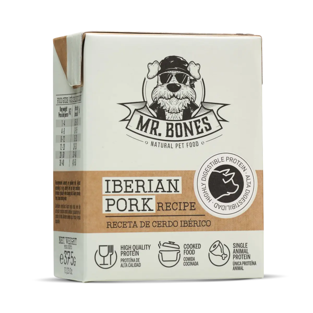 Mr. Bones Готвена храна за кучета с иберийско свинско – Iberian Pork Recipe (375 г)