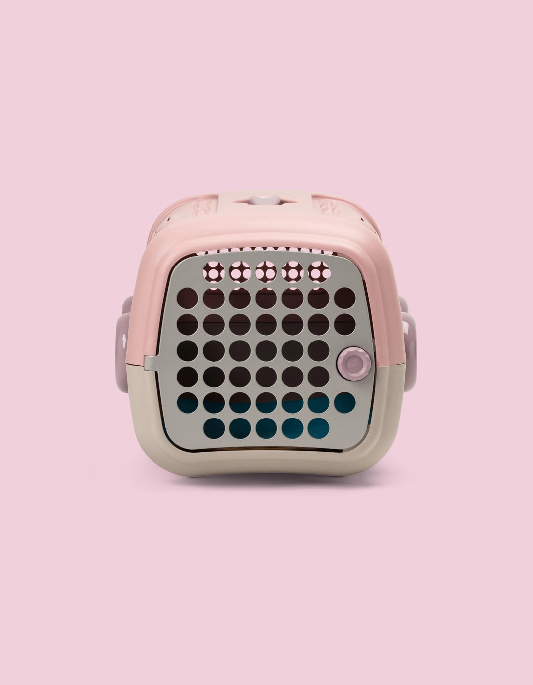 United Pets – A.U.T.O. Rigid Carrier with Hygienic Mat – Pink/Turtledove Твърд транспортен бокс за кучета и котки с хигиенична постелка