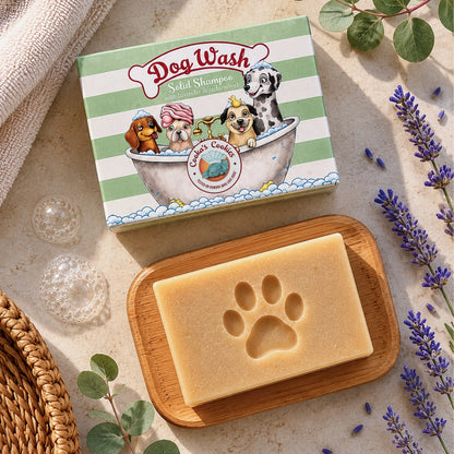 Cooka's Cookies DOG Wash – 100% Натурален Твърд Шампоан за Кучета