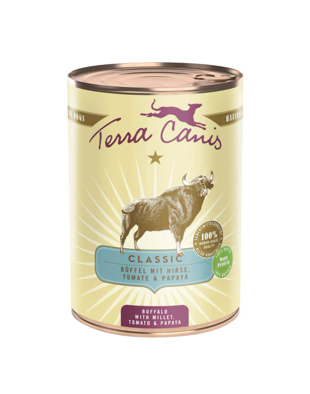 Terra Canis Classic – Биволско с просо, домат и папая 400 г