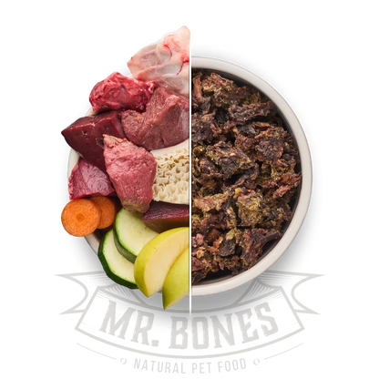 Mr. Bones AIR-DRIED FOOD с еленско – натурална сушена храна за кучета 450 g