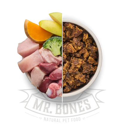 Mr. Bones AIR-DRIED FOOD с пилешко – натурална сушена храна за кучета 450 g