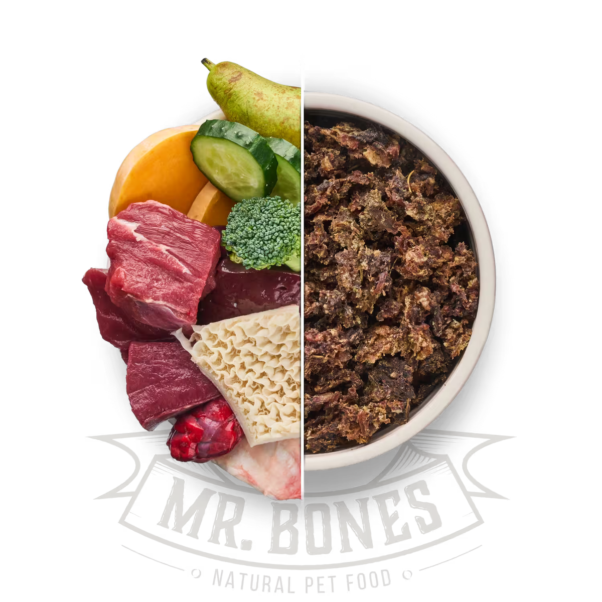 Mr. Bones AIR-DRIED FOOD с говеждо – натурална сушена храна за кучета 450 g