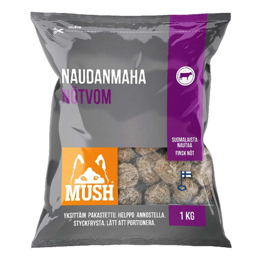 MUSH B.A.R.F. Зелен телешки стомах търбух 1 кг.