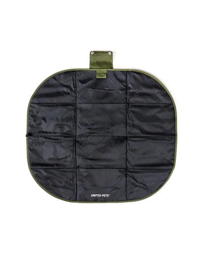 United Pets – Lazy Dog Mat Portable Foldable Padded Mat Сгъваема подплатена постелка за кучета – Black/Green & Black/Pink