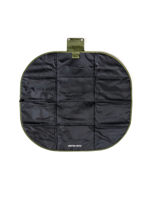United Pets – Lazy Dog Mat Portable Foldable Padded Mat Сгъваема подплатена постелка за кучета – Black/Green & Black/Pink