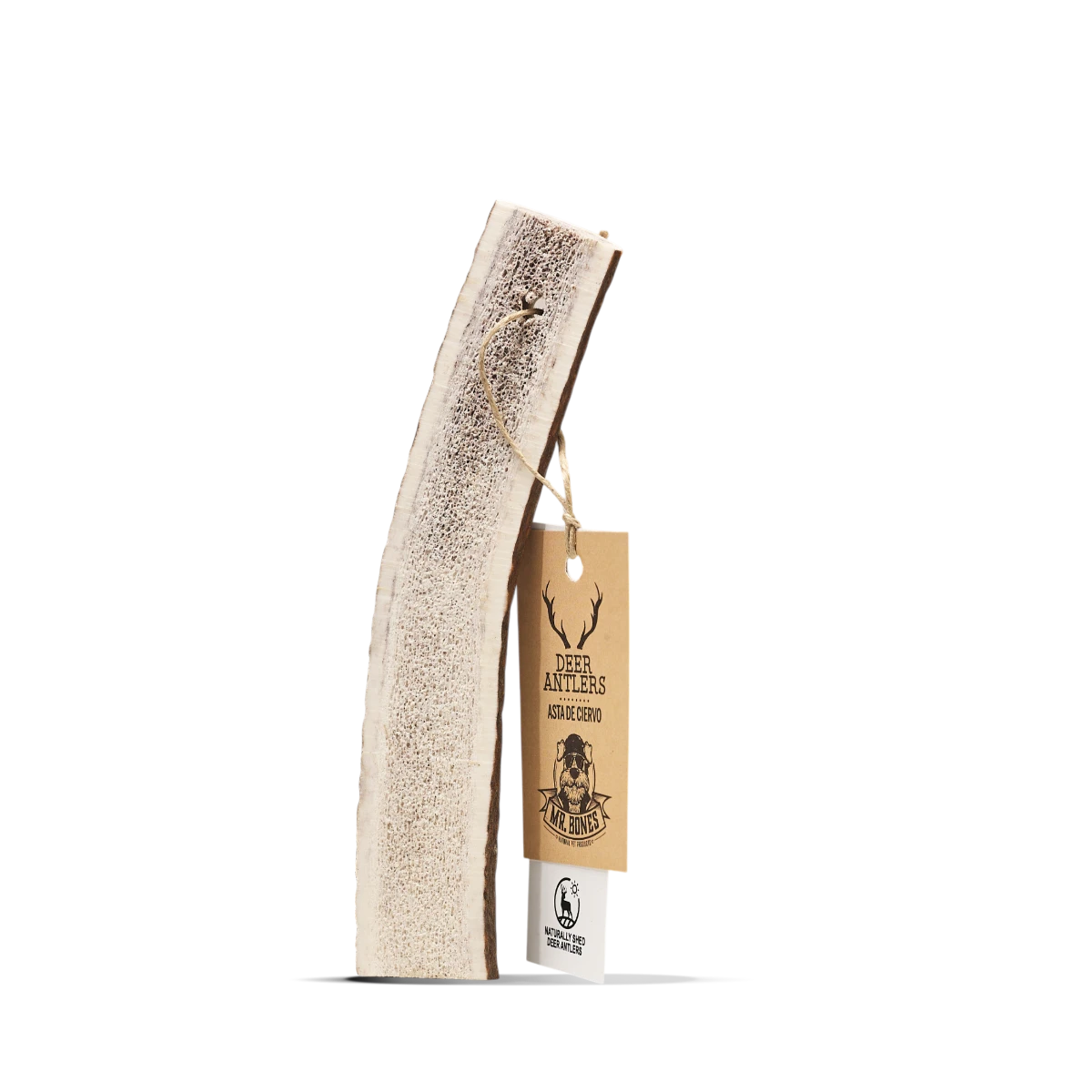 Mr.Bones Натурално разполовено еленово рогче за кучета S (25-50g)