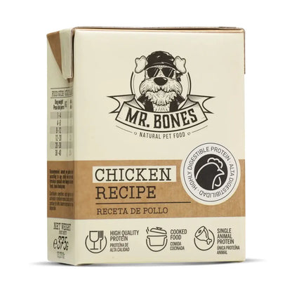 Mr. Bones Готвена храна за кучета с пилешко – Chicken Recipe (375 г)