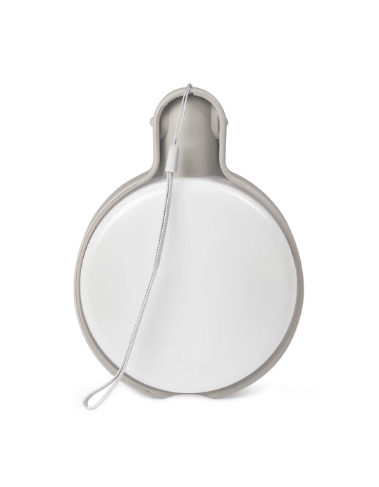 Unaited Pets – Pingui Designer Travel Bottle – Dove, Antique Pink & Green Дизайнерска бутилка за вода за кучета с drip-proof клапан