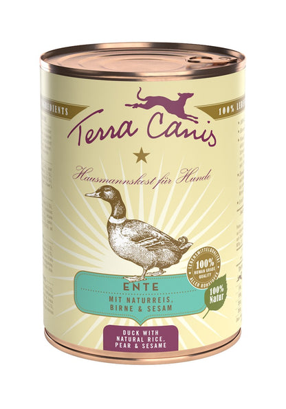 Terra Canis Classic – Патешко месо с кафяв ориз, цвекло, круша и сусам 400 г