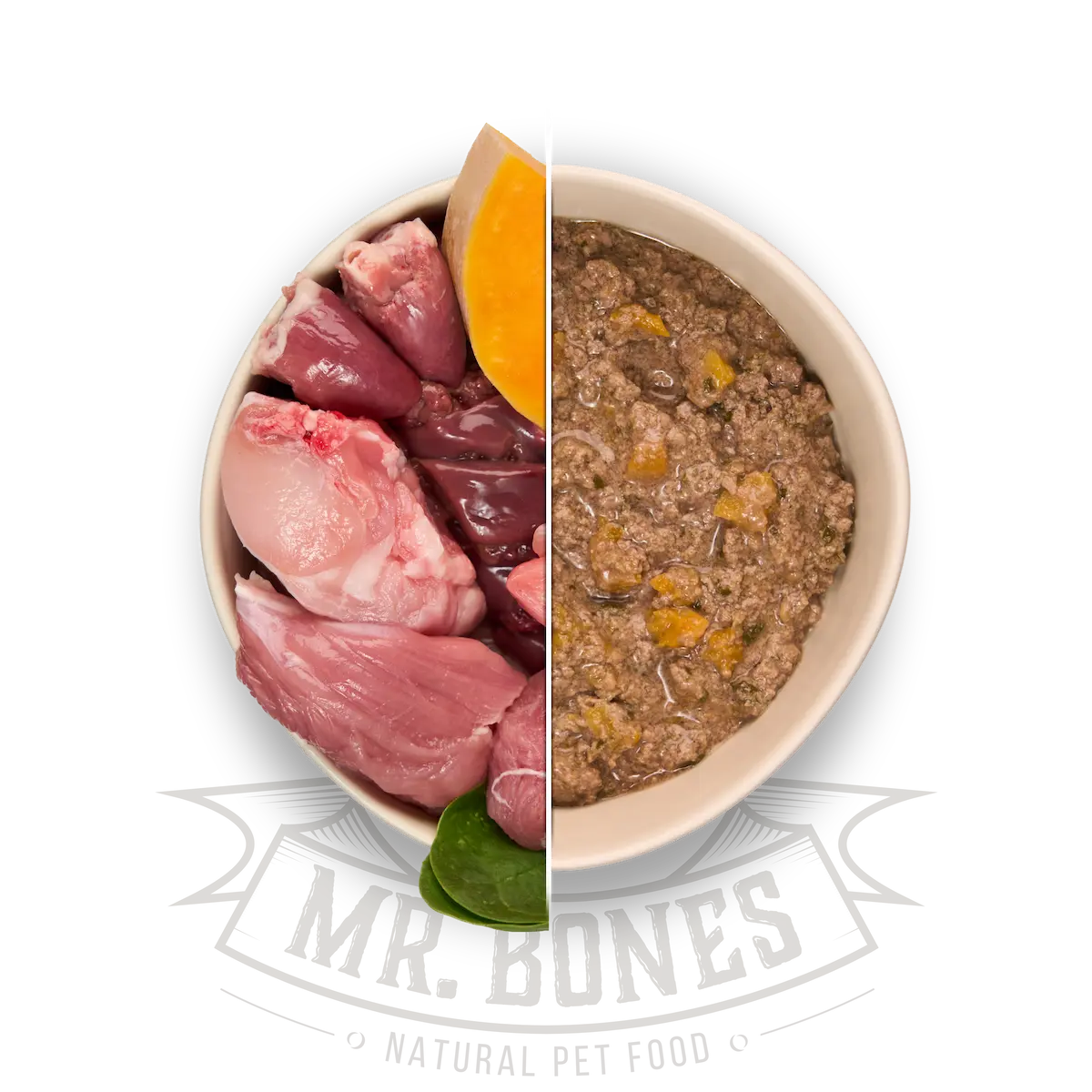 Mr. Bones Готвена храна за кучета със заешко – Rabbit Recipe (375 г)