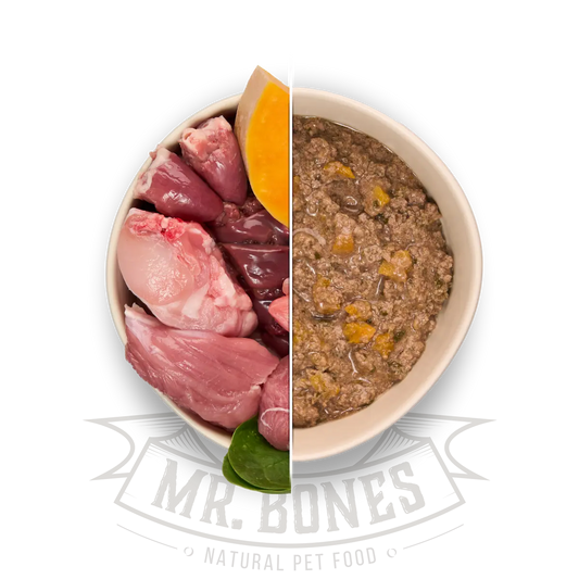 Mr. Bones Готвена храна за кучета със заешко – Rabbit Recipe (375 г)