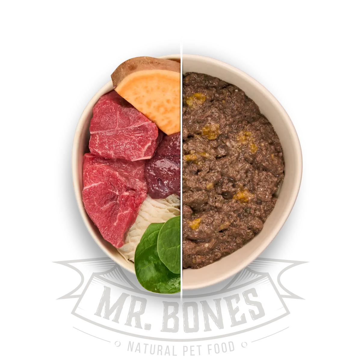 Mr. Bones Готвена храна за кучета с говеждо – Beef Recipe (375 г)