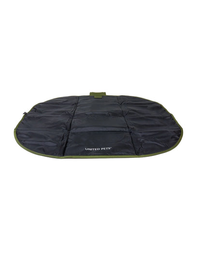 United Pets – Lazy Dog Mat Portable Foldable Padded Mat Сгъваема подплатена постелка за кучета – Black/Green & Black/Pink