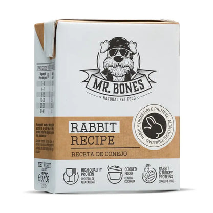 Mr. Bones Готвена храна за кучета със заешко – Rabbit Recipe (375 г)