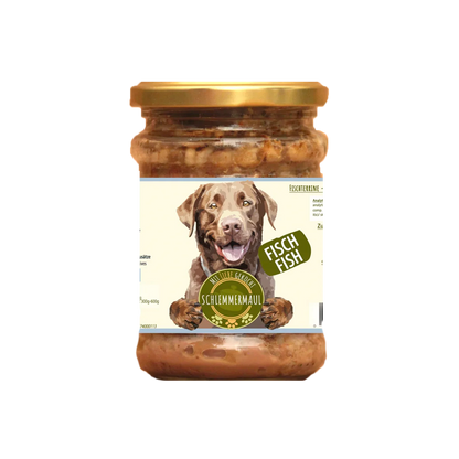Schlemmermaul Fischterrine – пълноценна мокра храна за кучета с риба, 200 г