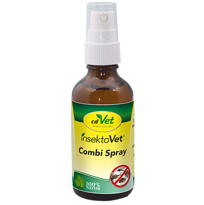 InsektoVet Combi Spray – Натурален спрей против кърлежи, бълхи и комари 50мл.