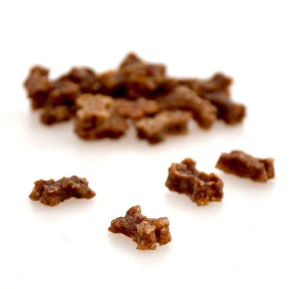 Мини тренировъчни хапки за кучета с говеждо, малини и спанак – SANADOG