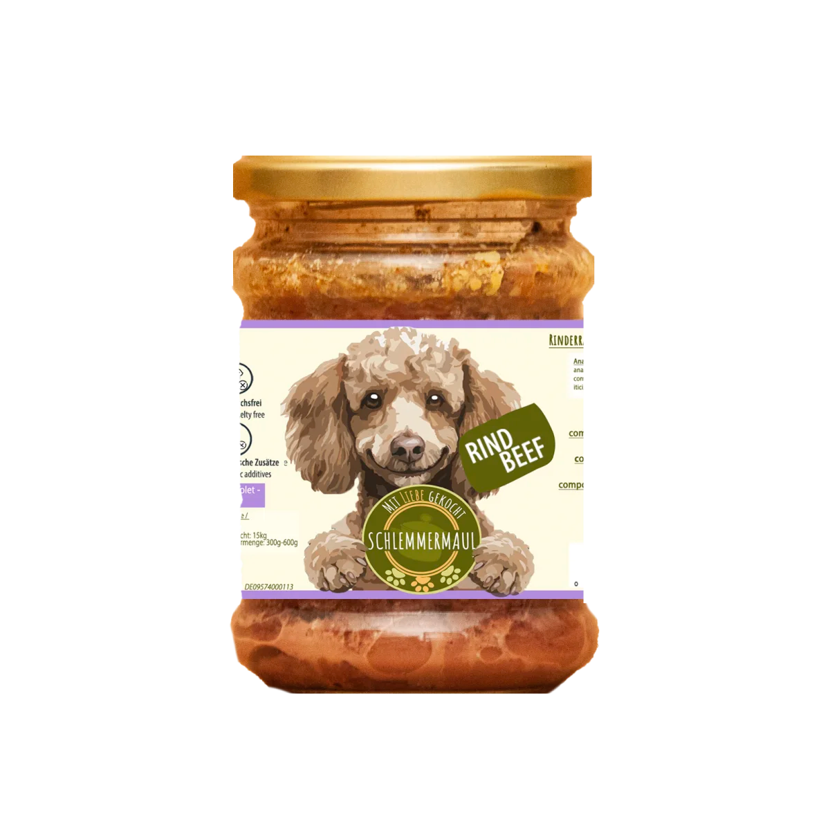 Schlemmermaul Rinderragout – пълноценна мокра храна за кучета с говеждо, 200 г