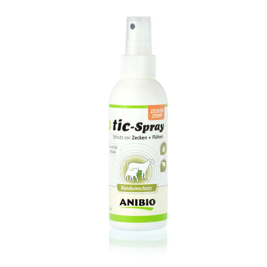 ANIBIO Tic-Spray 150 ml – Натурална защита срещу кърлежи, бълхи и акари